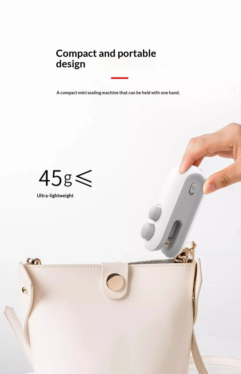 Mini Sellador Termico de Bolsas