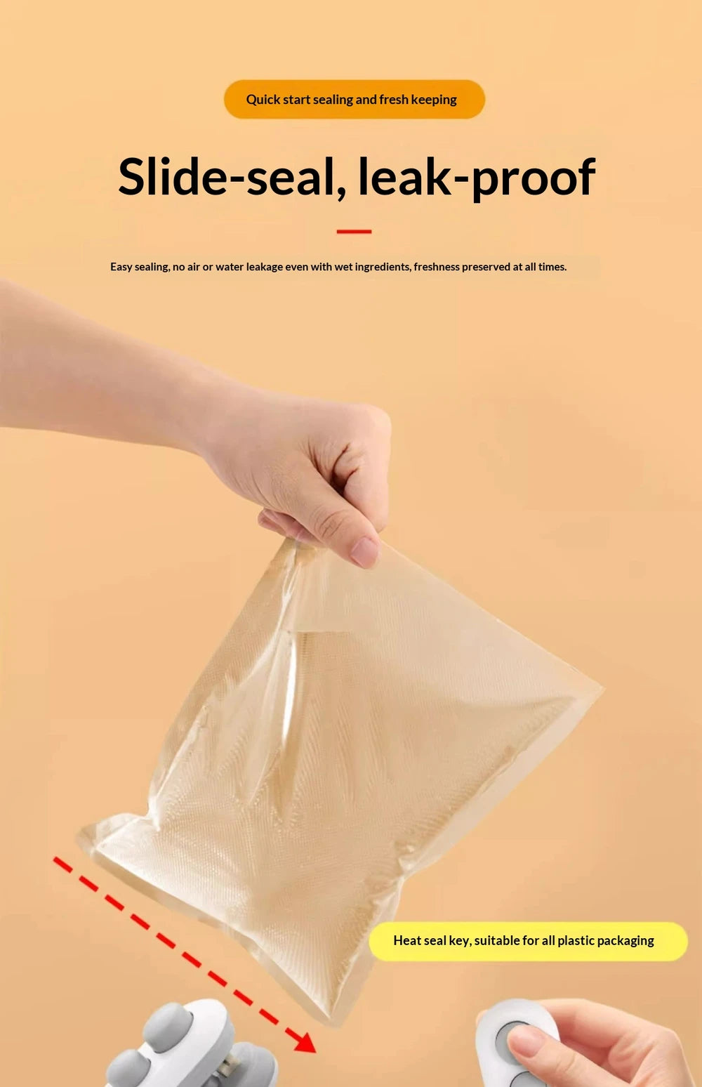 Mini Sellador Termico de Bolsas